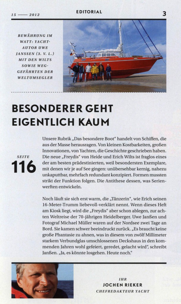 Editorial (YACHT 15/12)